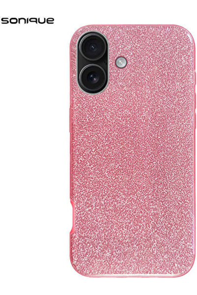 Other Sonique Λαμπερή Θήκη Σιλικόνης για Apple iPhone 16 Plus Ροζ