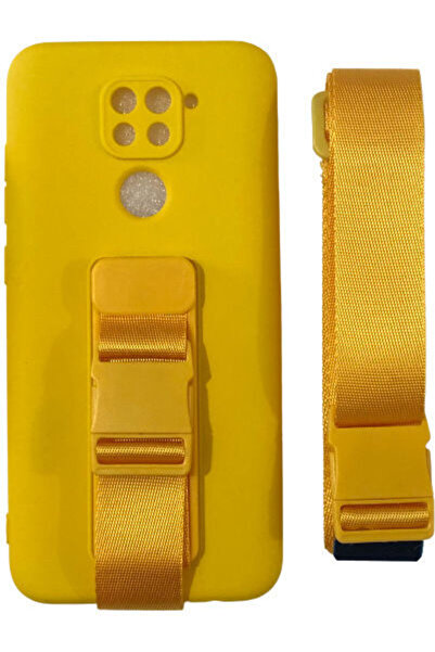Hurtel Rope Air Bag Πίσω Κάλυμμα Σιλικόνης 1mm Κίτρινο (Xiaomi Redmi 10X 4G)