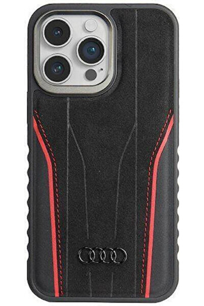 OEM Husă spate originală din piele neagră (iPhone 15 Pro Max) Cod: AU-TPUPCMI...