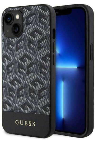 Guess GCube Stripes Back Cover Silicone Black (iPhone 14) Code: GUHMP14SHGCFSEK