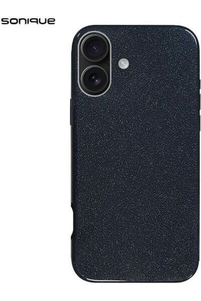 Other Σονίκ Λαμπερή Θήκη Σιλικόνης για Apple iPhone 16 Plus Μαύρο
