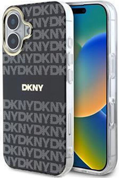 Dkny Πίσω Κάλυμμα με Σχέδιο Πλαστικό / Σιλικόνη Μαύρο (iPhone 16) Κωδικός: DK...