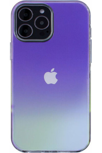 Hurtel Αουρόρα Θήκη Πλάτης Σιλικόνης Νέον Μωβ (iPhone 13 Pro Max)