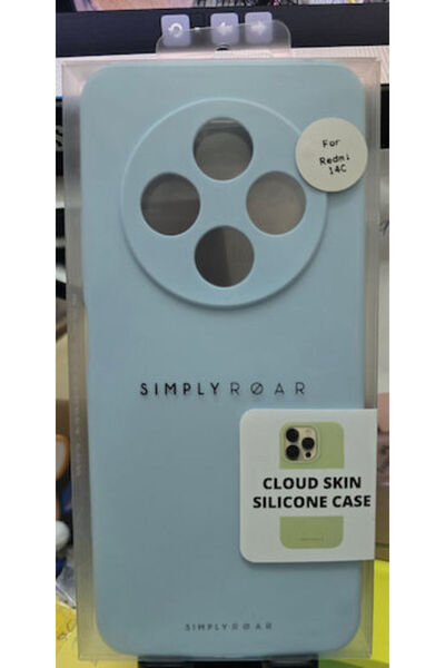 roar Cloud Skin Πίσω Κάλυμμα Σιλικόνης Ανοιχτό Μπλε (Redmi 14C / Poco C75)