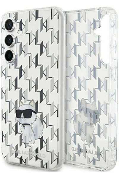 Karl Lagerfeld Monogram Choupette Πλαστικό Διαφανές Πίσω Κάλυμμα (Galaxy S23 ...