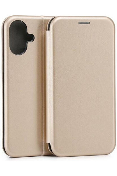 Beline Μαγνητική Θήκη Βιβλίο iPhone 16 Plus 6.7 " Χρυσή
