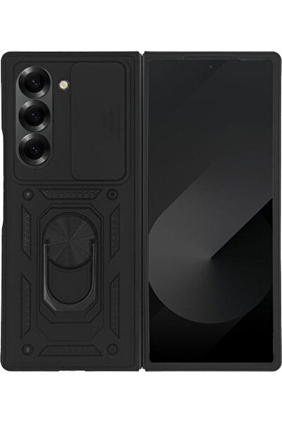 Other Θήκη Ring Armor Campro Sonique Samsung Galaxy Z Fold 6 Μεγάλη Οπή Μαύρο