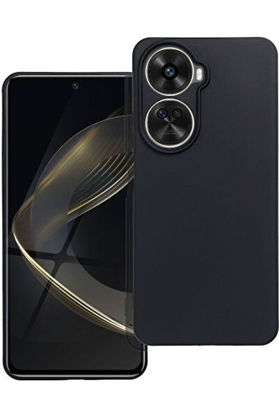 OEM Πίσω Κάλυμμα Σιλικόνης Μαύρο (Huawei Nova 12 SE)