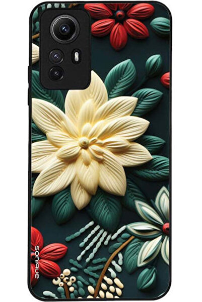 Other Θήκη Sonique Σειράς 3D Λουλουδιών για Xiaomi Redmi Note 12s Πράσινη