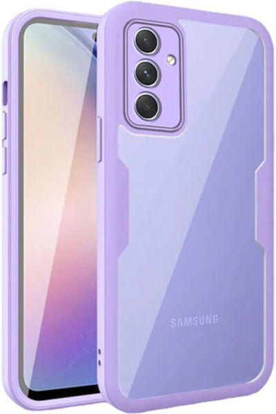 Techsuit ColorVerse 360 Πλήρης Κάλυψη Σιλικόνης Μωβ για Galaxy A54