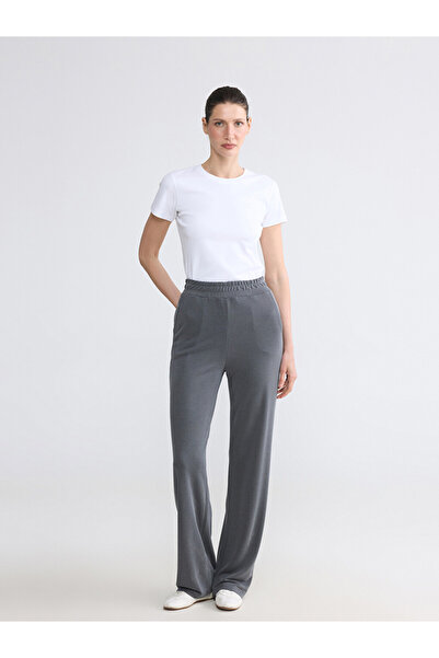 LC Waikiki Anthracite Soft Touch Women's Sweatpants
