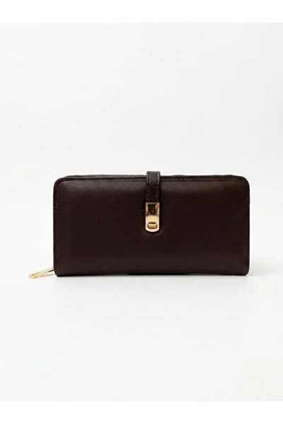 SAVETTE Women's Large Volume Black Color Zippered Wallet with Multiple Card C...