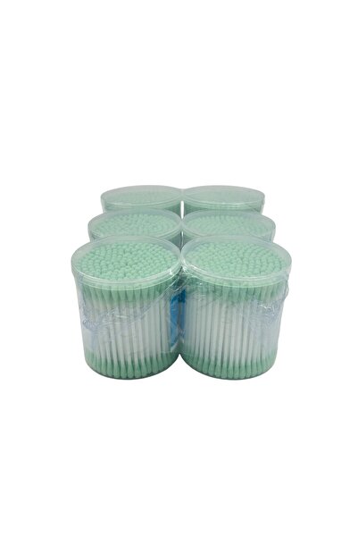 B&D Cotton Swab Green 200 Pcs – Hygienic Double-Tip Ear Cleaning Sticks for P...