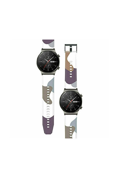 Hurtel Λουράκι Σιλικόνης Μαύρο Καμουφλάζ (10) (Huawei Watch GT2 Pro)