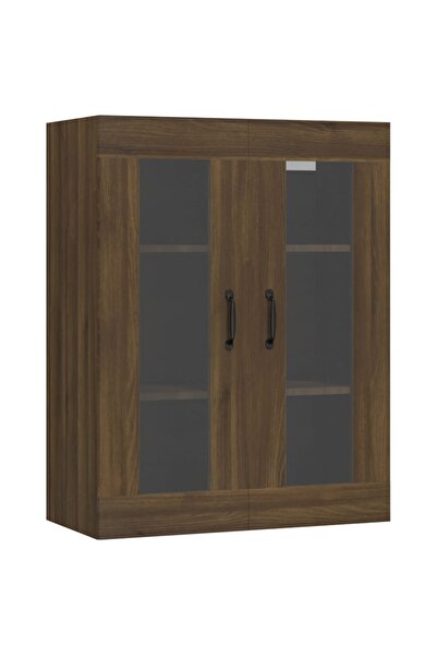 vidaxl Dulap de perete suspendat, stejar maro, 69,5x34x90 cm