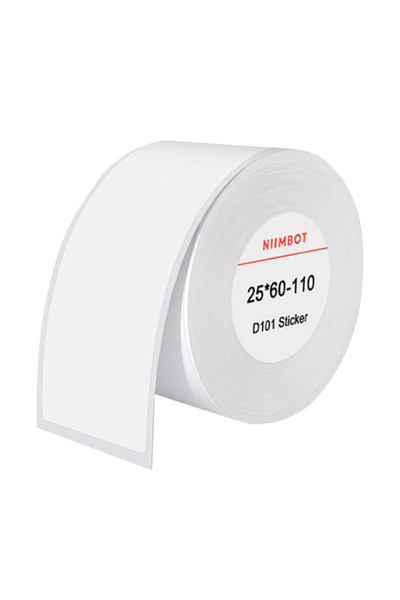 NiiMbot Etichete termice autocolante 25x60 mm 110 bucăți pentru imprimantă