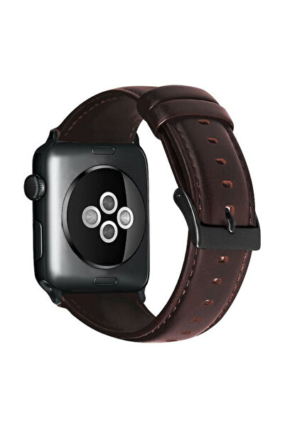 OEM Λουράκι Smartwatch 22mm, Δερμάτινο Ρετρό, Βαθύ Κρασάτο Κόκκινο