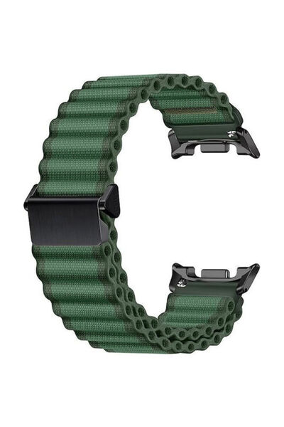 OEM Λουράκι Samsung Watch Ultra 47mm Επίσημο Trail Band Υφασμάτινο Πράσινο