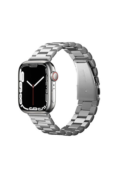 Spigen Μοντέρνο Ασημί Λουράκι από Ανοξείδωτο Ατσάλι (Apple Watch 44/45/46mm/U...