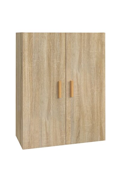 vidaxl Dulap de perete suspendat, stejar sonoma, 69,5x34x90 cm