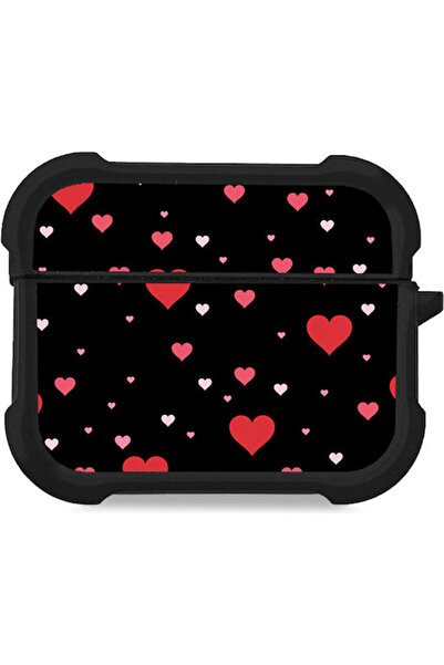 Other Θήκη Σιλικόνης Sonique Heart Series σε Μαύρο χρώμα για Apple AirPods Pro