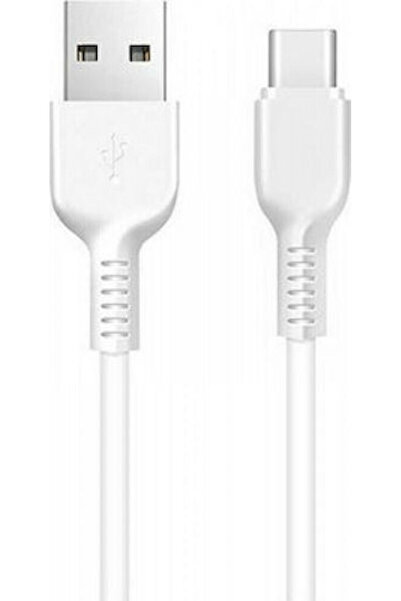 hoco. Hoco X20 Καλώδιο USB 2.0 Flash USB-C Αρσενικό USB-A 18W Λευκό 3μ HOC-X2...