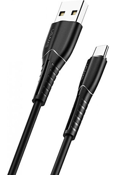 Usams U35 Καλώδιο USB 2.0 USB-C Αρσενικό σε USB-A 10W Μαύρο 1μ