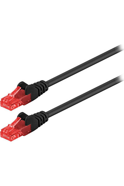 goobay Καλώδιο Ethernet U/UTP Cat.6 (Gigabit) 0.25μ Μαύρο Κωδικός: 95255