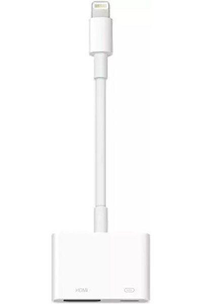 Apple Μετατροπέας Lightning αρσενικό σε HDMI / Lightning θηλυκό Λευκό 1 τεμάχ...