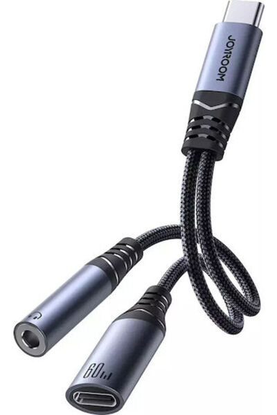 Joyroom Μετατροπέας USB-C αρσενικό σε 3.5mm / USB-C αρσενικό 1 τεμάχιο SY-C02