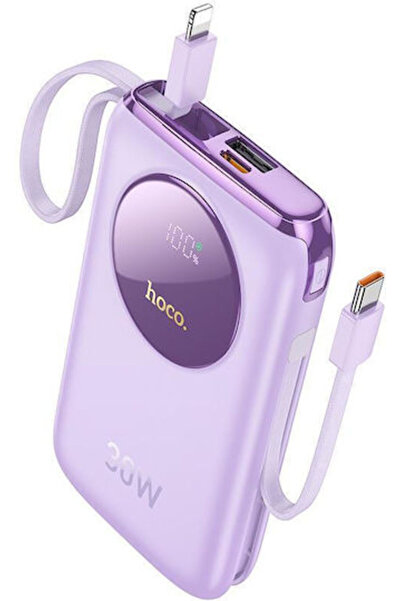 hoco. Hoco Q19 Lucky Power Bank 10000mAh 30W με Θύρα USB-A και Θύρα USB-C Pow...