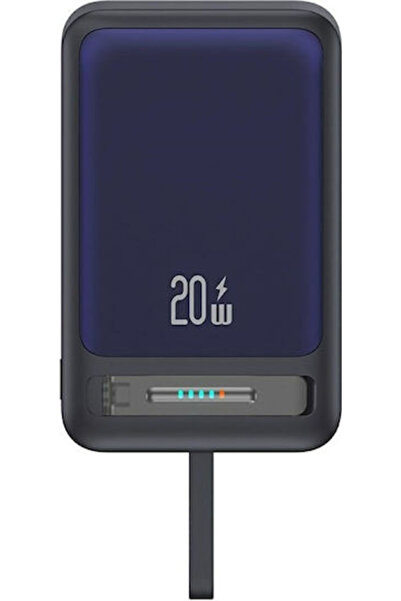 Usams Σειρά XM CD219 MagSafe Power Bank 10000mAh 22.5W με θύρα USB-C Μαύρο