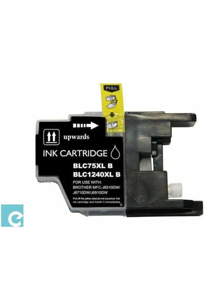 OEM Συμβατό Φυσίγγιο Μελάνης Lc1240bk για Εκτυπωτή Inkjet Brother, 600 Σελίδε...