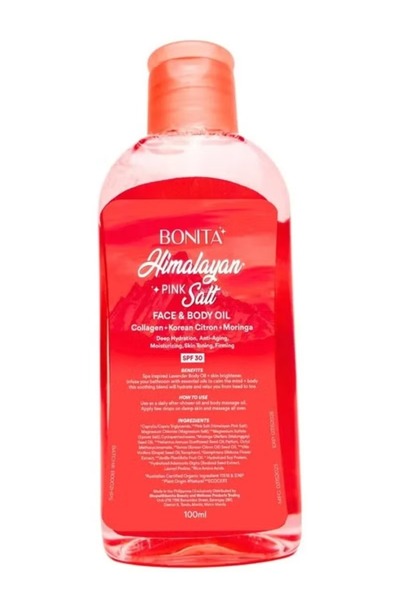 BONİTA Bonita Himalaya Pink Oil for Face and Body (Collagen + Korean Citron +...