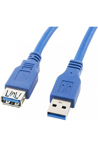 Lanberg Καλώδιο USB 3.0 1.8μ A-Αρσενικό σε A-Θηλυκό Μπλε (CA-US3E-10CC-0018-B)