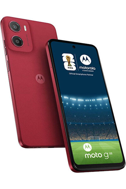Motorola Moto G05 Διπλή SIM (4GB/64GB) Κόκκινο Δαμασκηνί