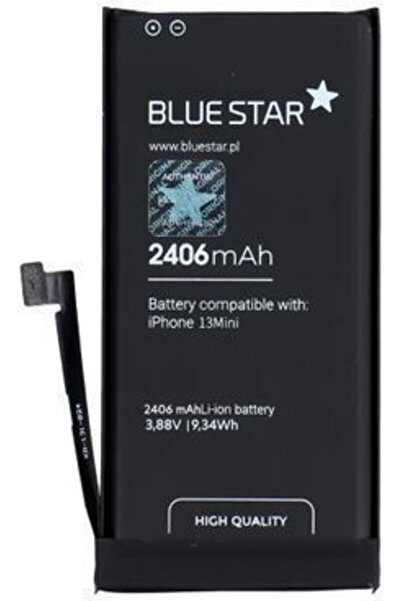 Blue Συμβατή Ανταλλακτική Μπαταρία Star 2406mAh για iPhone 13 Mini