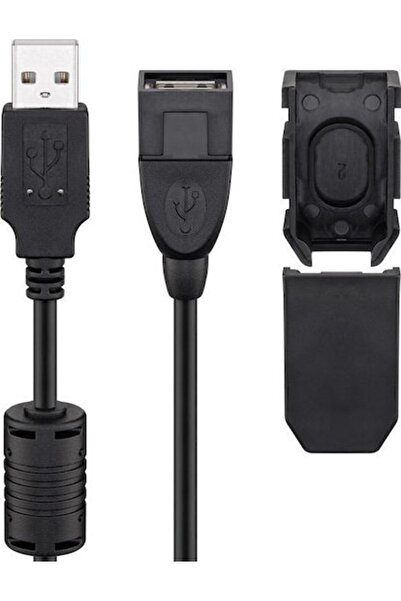 goobay Κλιπ στερέωσης για καλώδιο επέκτασης USB 2.0 υψηλής ταχύτητας, μαύρο