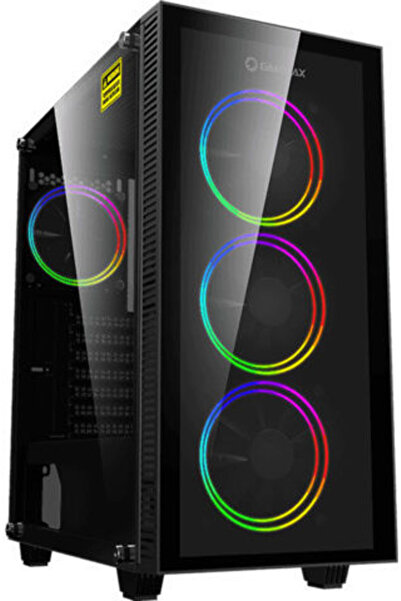 GAMEMAX Draco XD Gaming Midi Tower Θήκη Υπολογιστή με Παράθυρο και Φωτισμό RG...