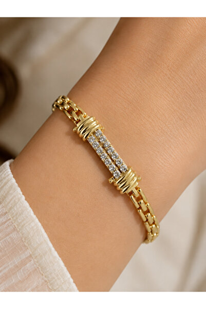Xuping Shimmer Gold Blackout No Fade Women's Bracelet