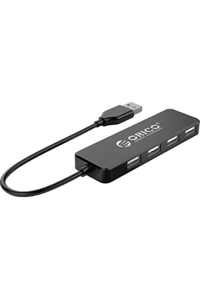 Orico Fl01 Διανομέας USB 4 Θυρών USB 2.0 με σύνδεση USB-A Κωδικός: FL01-BK-BP