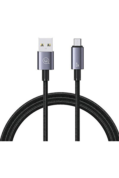 Usams Καλώδιο USB 2.0 σε micro USB, πλεγμένο, 1,2μ (USA1050)
