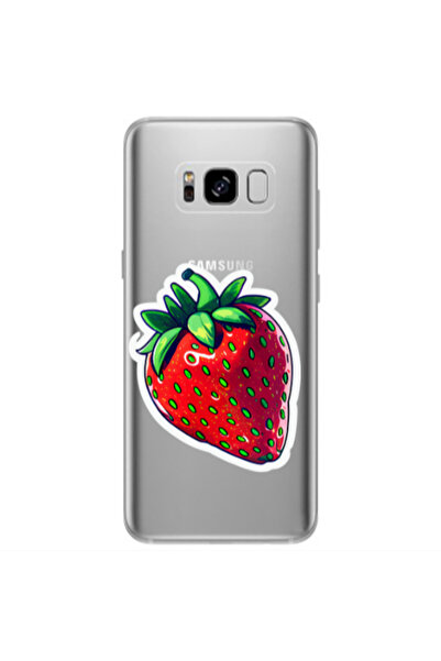 Other Samsung S8 Plus strawberry Transparent Silicone TPU Θήκη