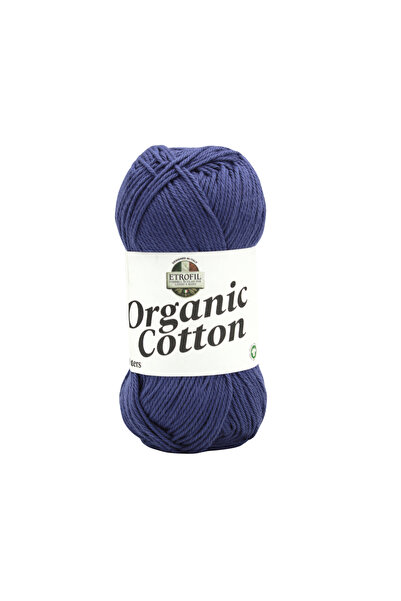 Etrofil Organic Cotton Knitting Yarn Midnight Blue 100% Organic Cotton 50g 12...