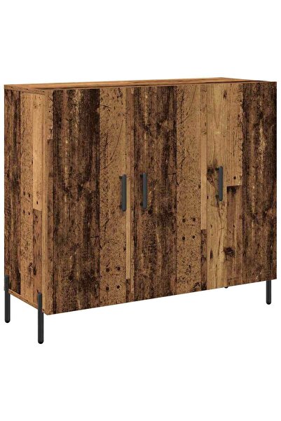 vidaxl Bufet Lemn vechi 90 x 34 x 80 cm Lemn compozit