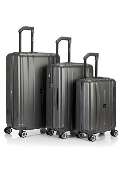 LUGGAGEMARKETİM TREKLINE Luggage Set 3 Pieces Model N 001 Sizes 28/24/20 PC M...