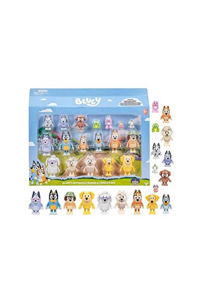 bluey Ultimate Aile Ve Arkadaş Figür Set 18Li Bluey19116