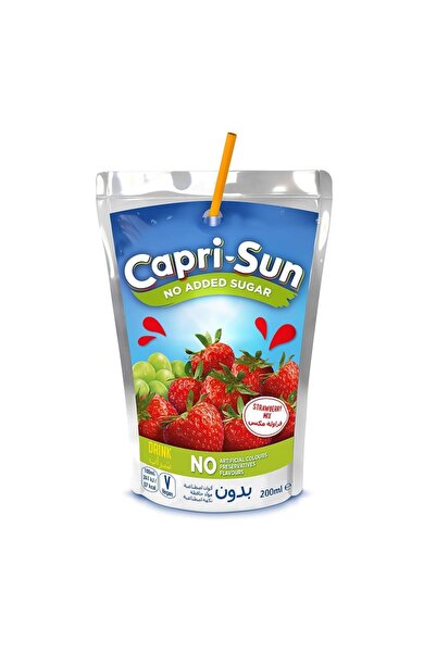 Capri - Sun مشروب فراولة بدون سكر مضاف 200 مل