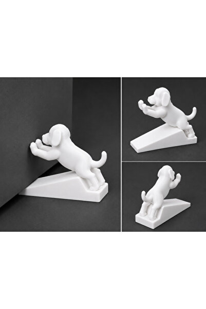nagyra 3D Baskı Sevimli Köpek Kapı Stoperi | Dekoratif Kapı Tutucu | Kaymaz K...