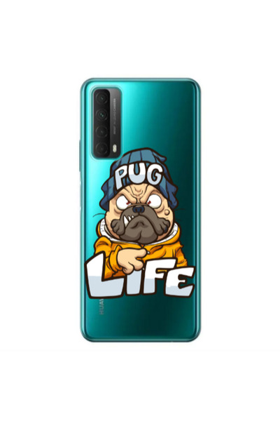 Other Huawei P Smart 2021 Pug Life 2 Transparent Silicone TPU Θήκη